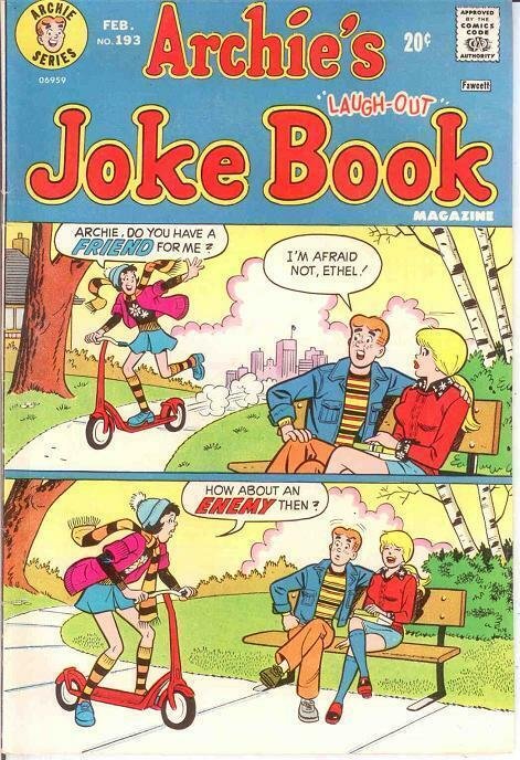 ARCHIES JOKE BOOK (1954-1982)193 F Feb. 1974 COMICS BOOK