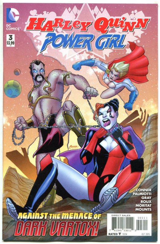 HARLEY QUINN POWER GIRL #3, NM, Connors, Palmiotti, 2015, more HQ in store