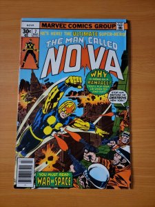 Nova #7 ~ VERY FINE - NEAR MINT NM ~ 1977 Marvel Comics