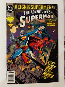 Adventures of Superman #503 Newsstand Edition (1993)