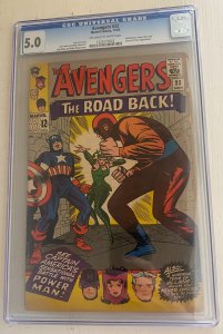 The Avengers #22 (1965) CGC Graded 5.0