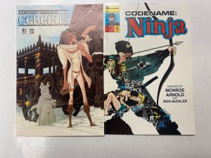 3 SOLSON IMAGE comic books Cerebus #85 Codename: Ninja #1 Cyberforce #2 34 KM13