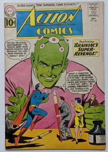 Action Comics #280 (Sept 1961, DC) VG+ 4.5 Brainiac Lex Luthor app Curt Swan cvr 