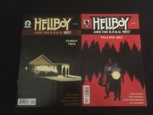 HELLBOY AND THE BPRD: 1957 - FAMILY TIES, FALLING SKY One-Shots, VFNM Condition