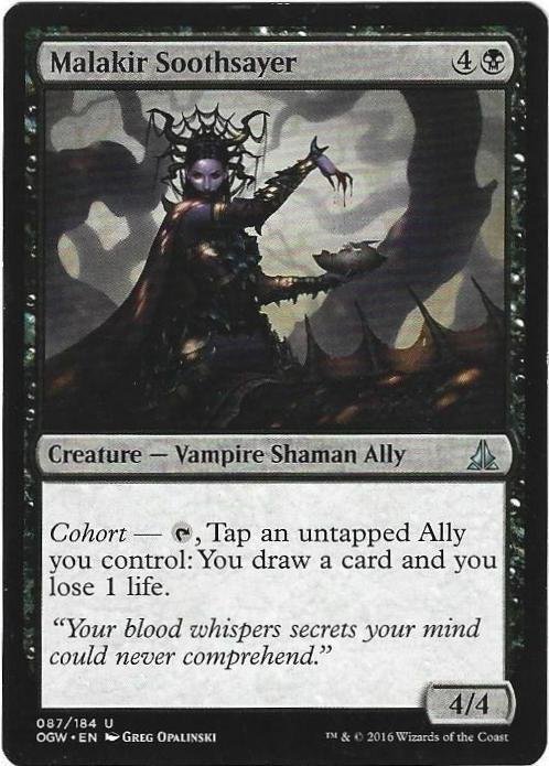 Magic the Gathering: Oath of the Gatewatch - Malakir Soothsayer