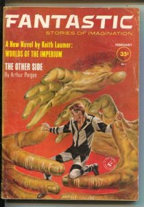 Fantastic 2/1961-Ziff-Davis-Leo Summers pulp mystery covert-Keith Laumer-Arth...