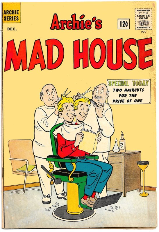 ARCHIE'S MAD HOUSE #23 (Dec1962) 4.0 VG  Teen Jokes and Satire!  Dan DeCarlo!