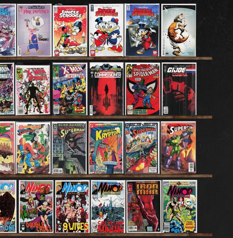 Huge Lot 140+ Comics with Namor, The Sub Mariner, Supergirl & More!