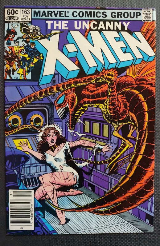 The Uncanny X-Men #163 Newsstand Edition (1982)