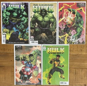 The Incredible Hulk #1,2,3,4,5 Marvel Variant