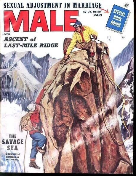 MALE 1954 JUN-ROCK CLIMBING COVER-ATLAS FN