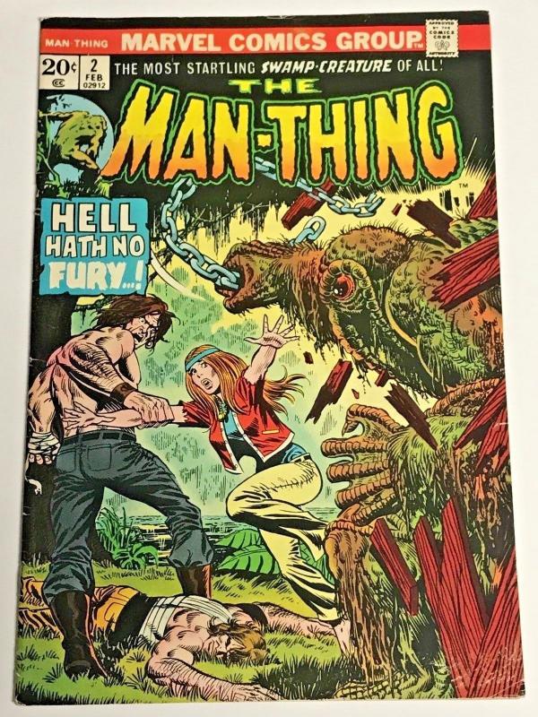 MAN-THING#2 FN 1974 MARVEL BRONZE AGE COMICS