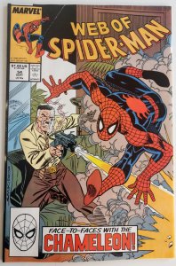Web of Spider-Man #54 (NM-, 1989)