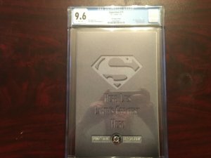 Superman # 75 CGC Graded 9.6 DC Comic Book Poly-Bagged Edition 1993 GC1