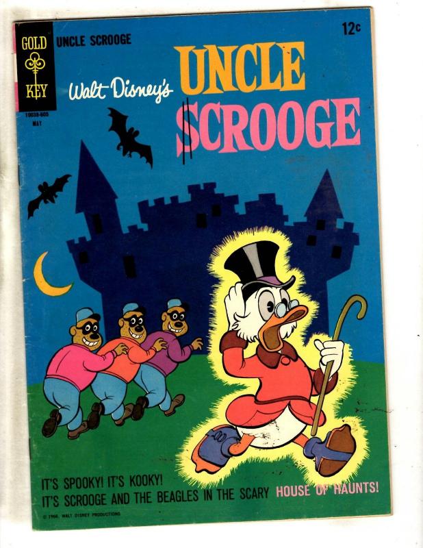 10 Uncle Scrooge Gold Key Comic Books # 69 112 55 71 75 98 84 63 64 Money JL30