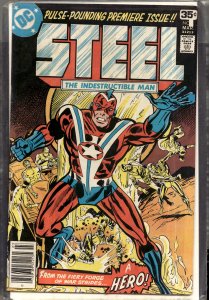 Steel, the Indestructible Man #1 (1978) Steel [Key Issue]