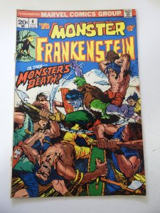 The Frankenstein Monster #4 (1973) VG Condition