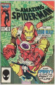 Amazing Spiderman Annual #20 (1963) - 4.5 VG+ *Great Story/Iron Man 2020* 