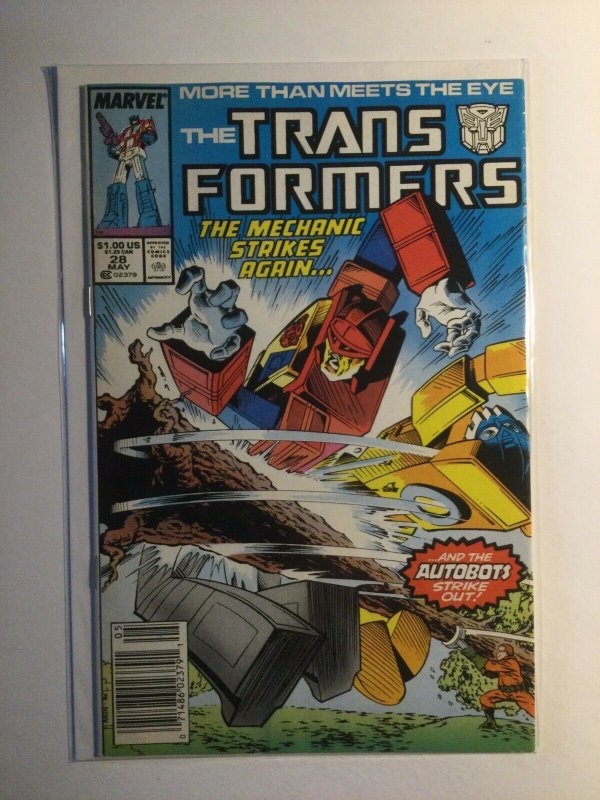 Transformers 28 Near mint nm newsstand edition Marvel 