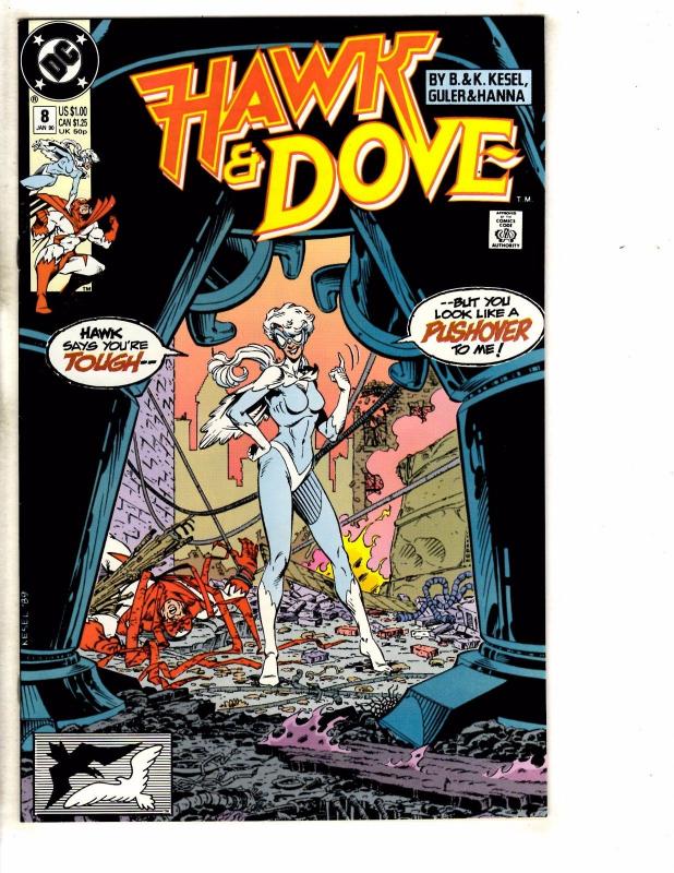 Lot Of 10 Hawk & Dove DC Comic Books # 1 2 3 4 5 6 7 8 9 10 PP14