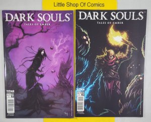 Dark Souls Tales of Ember #1 and #2 Set 2017 Titan Comis