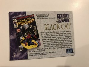 BLACK CAT #5 card : 1992 Marvel Masterpieces Fleer NM/M; base, Jusko art