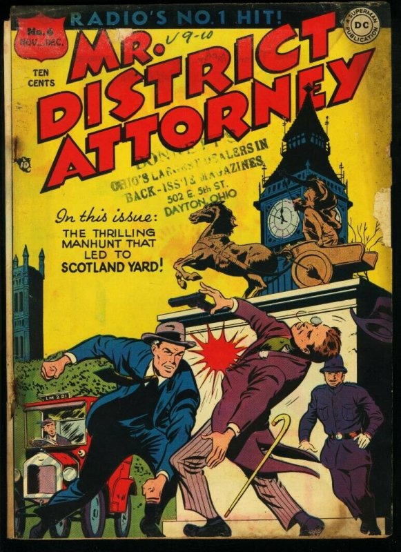 MR. DISTRICT ATTORNEY #6-SCOTLAND YARD STORY-DC FR/G