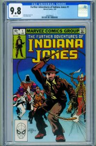 Further Adventures of Indiana Jones #1 -- CGC 9.8 -- 1983 -- comic book -- Ma...