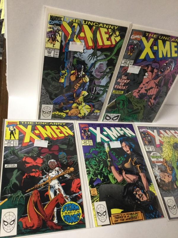 Uncanny X-men 262 262 265 267 269 Nm Near Mint A25