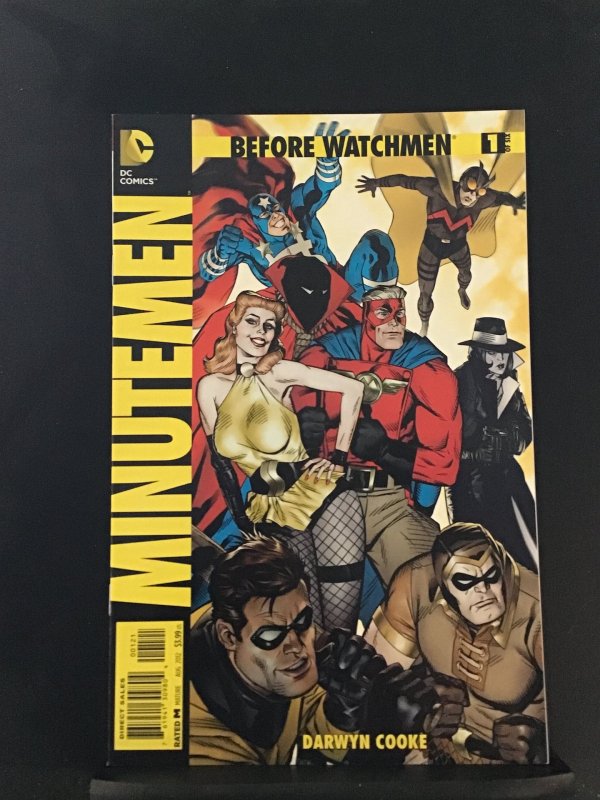 Before Watchmen: Minutemen #1 Michael Golden Cover (2012)