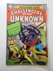 Challengers of the Unknown #49 (1966) GD/VG Condition see desc