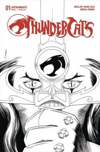 THUNDERCATS #1 COVER Q 1:10 SHALVEY LINE ART (NEAR MINT)