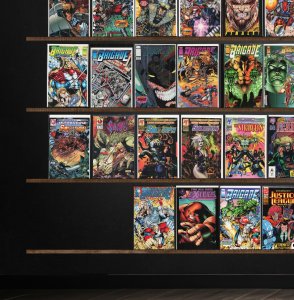 Huge Lot 150+ Comics with Brigade, Wolverine, Bloodstrike & More!