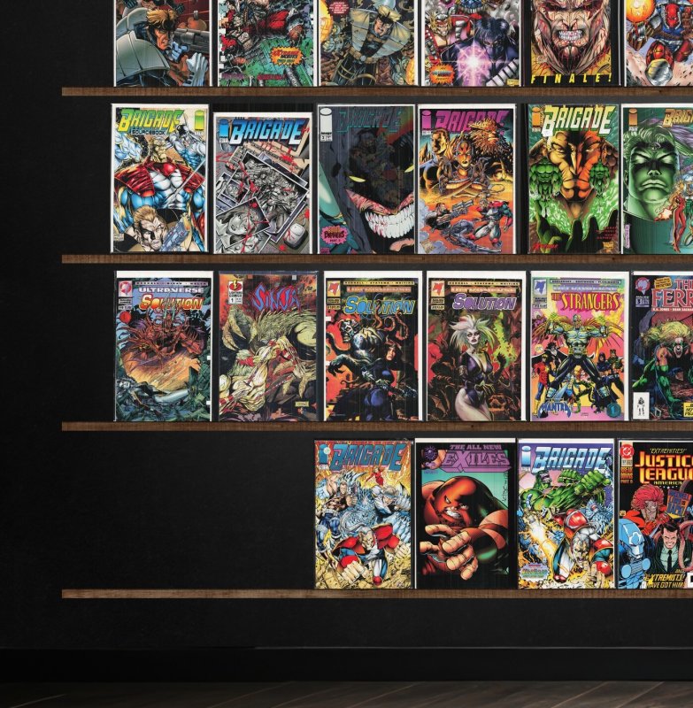 Huge Lot 150+ Comics with Brigade, Wolverine, Bloodstrike & More!