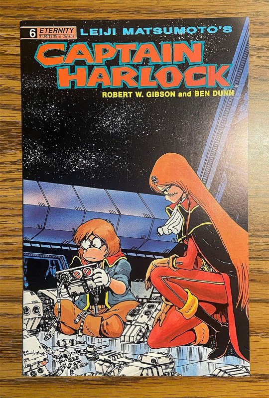 Captain Harlock #1 #3 #4 #5 #6 #7 (SET) (NM By Robert Gibson & Ben Dunn (1989)