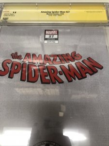 Amazing Spider-Man (2023) # 27 (CGC 9.8 SS) Signed Nathan Szerdy • Virgin Editio