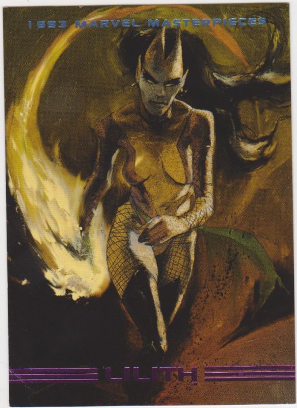 1993 Marvel Masterpieces #80 Lilith