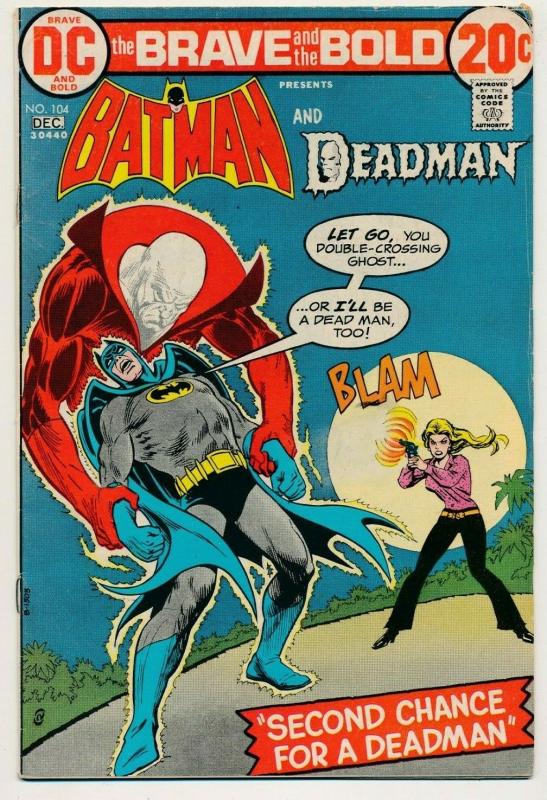 DC Brave and the Bold - #104 Batman & Deadman 1972 ~ VG/F (PF474) 