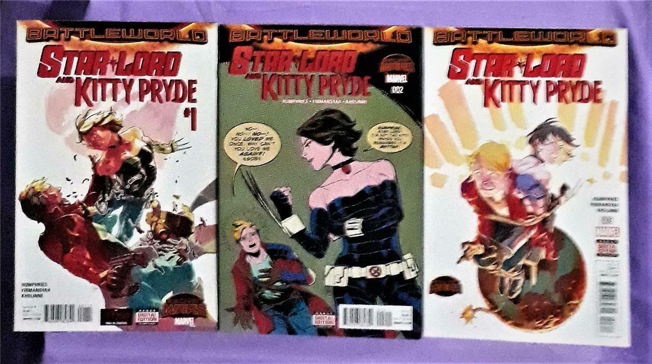 Secret Wars Battleworld STAR-LORD and KITTY PRYDE #1 - 3 (Marvel, 2015)! |  Comic Books - Modern Age, Marvel, Superhero / HipComic, image size:1280x714