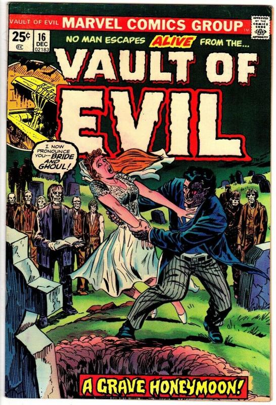 VAULT OF EVIL (1973) 16 FN-  Dec. 1974