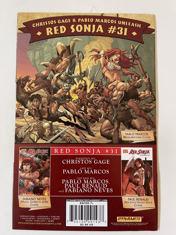 Red Sonja #30 - VF (2008)
