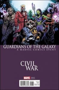 Guardians of the Galaxy (2015)  7-B Mark Bagley Civil War Cover VF/NM