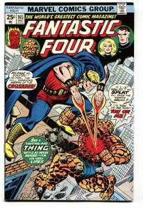 FANTASTIC FOUR #165 1975 2nd appearance of Thelius the Eternal/Crusader