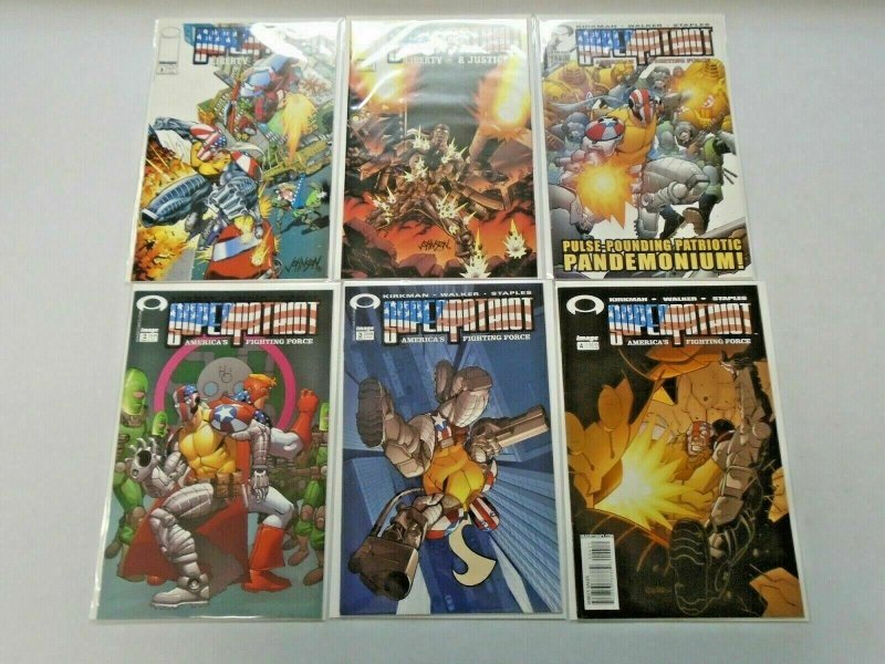 SuperPatriot 3 Sets 12 Different 8.0 VF (1993-2004)