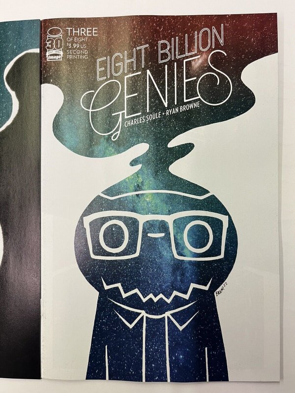 EIGHT BILLION GENIES #2 + #3 2ND PRINT SET IMAGE 2022 AMAZON MOVIE PROSHIPPER!
