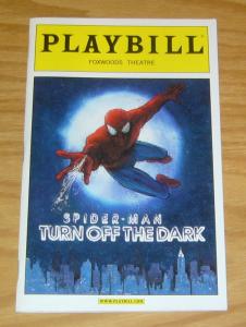 Playbill: Spider-Man Turn Off The Dark VF foxwoods theatre - january 2011