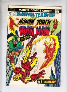 Marvel Team-Up #29 (Jan-75) NM- High-Grade Iron Man, Human Torch