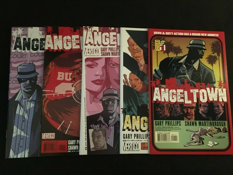 ANGELTOWN #1, 2, 3, 4, 5 VFNM Condition