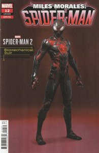 Miles Morales Spider-Man # 12 Biomechanical Variant Suit Cover NM [U3]