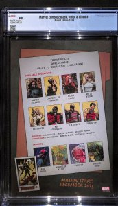 Marvel Zombies: Black, White & Blood #1 (Marvel, 2023) CGC 9.8 Zombie Wolverine!